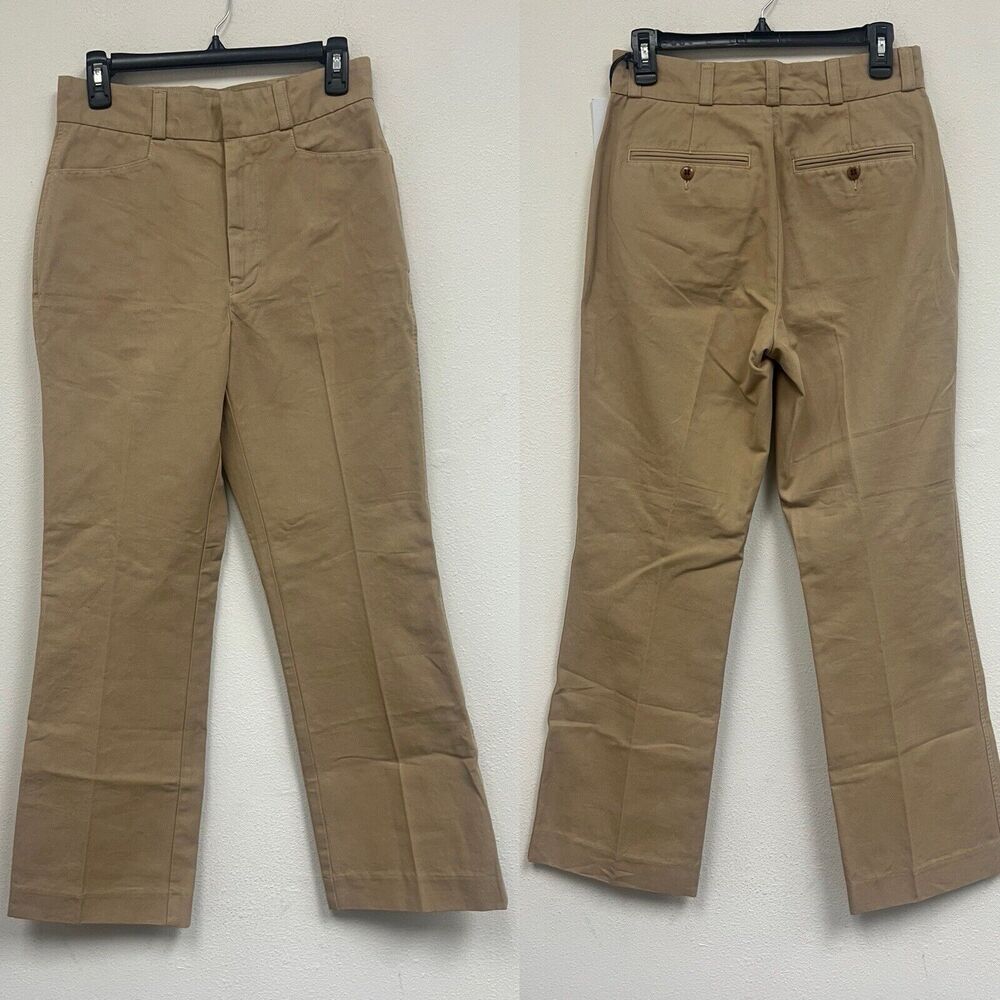 NWT RE/DONE 70s Trouser in Washed Khaki Size 26